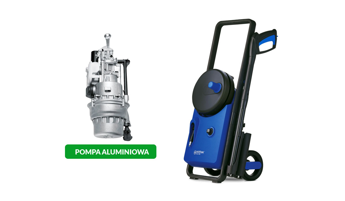 aluminiowa pompa w myjce ciśnieniowej